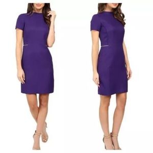 Tahari purple work dress 2 XS
